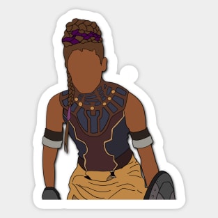 Shuri Black Panther Fan Art Sticker Sticker